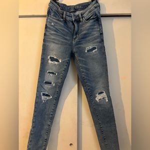 American Eagle Super Hi Rise jegging